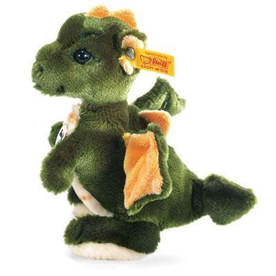 Steiff - Steiffs Minis - Steiffs kleine Freunde - Raudi Drachenjunge, grün, 17cm