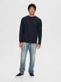 SLHEMANUEL SOFT CREW NECK SWEAT NOOS Blau XL