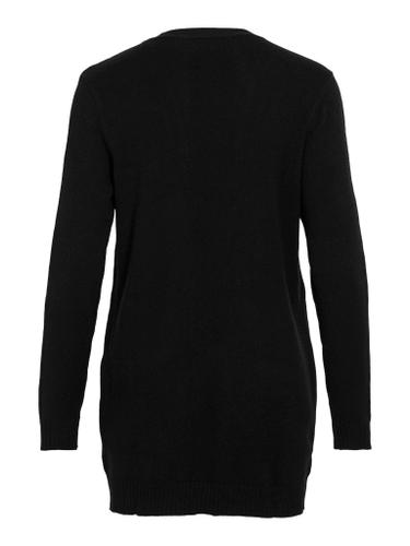 VIRIL OPEN L/S KNIT CARDIGAN - NOOS Schwarz XXL