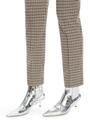 Modell SYDNEY - schmale Hose in Karo 38 - Smoke