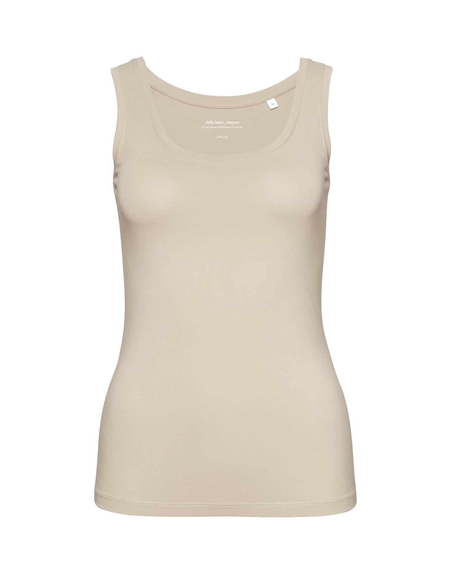 OPUS Trägertop »Imilia« in schöner Basic-Form - Beige / 42