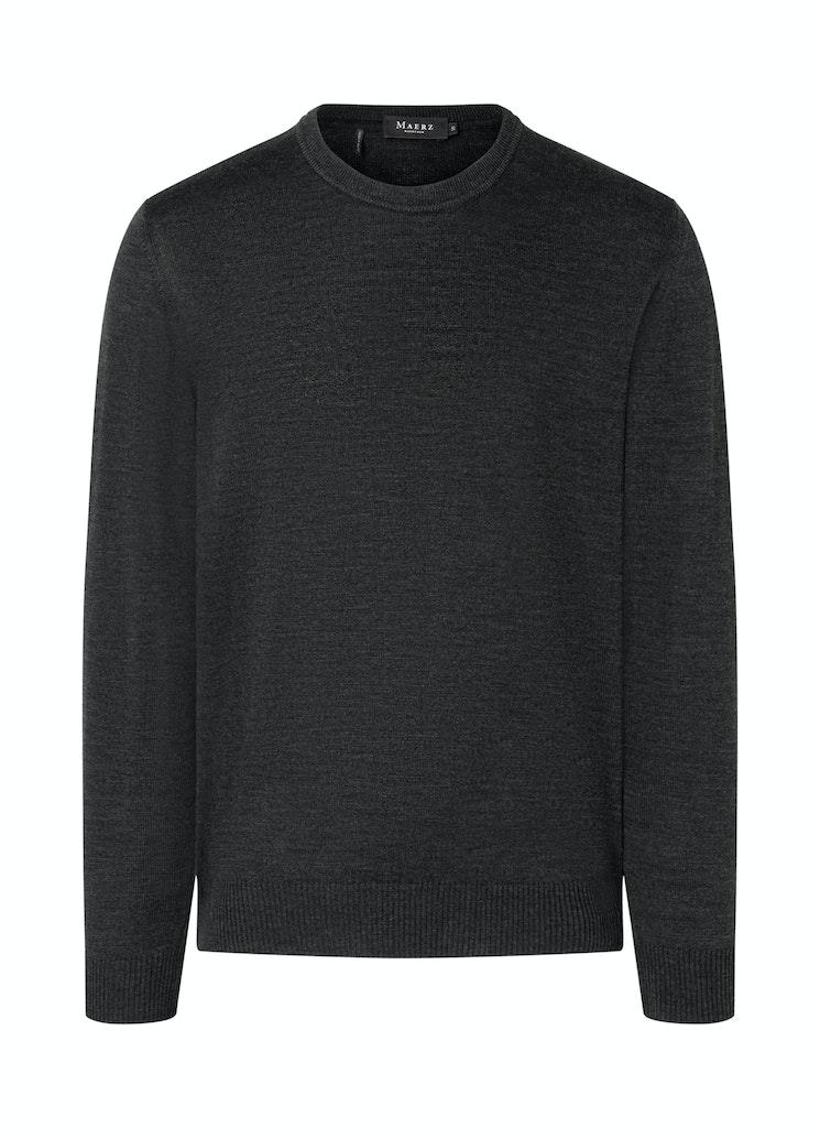 Pullover Rundhals 1/1 Arm Grau 52