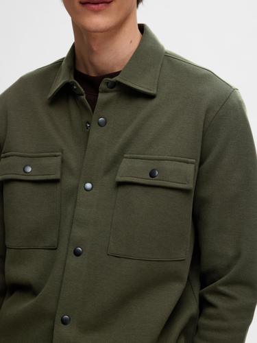 SLHJACKIE SWEAT JACKET NOOS L Normal geschnitten - Forest Night