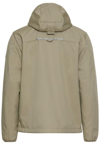Softshell Jacke aus recyceltem Polyester Grün 52