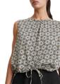 Jersey-Bluse loose M - Multi/muted Blue