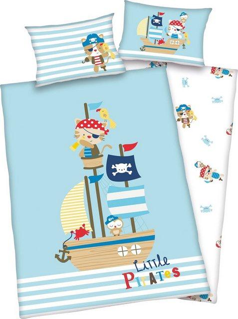 Babybettwäsche »Little Pirate«, Baby Best, mit niedlichem Motiv