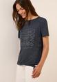 T-Shirt mit Schmucksteinen L - Volcanic Grey