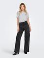 ONLHOPE RHINESTONE HW WIDE DNM BJ 27/32 Weiter Beinschnitt - Washed Black