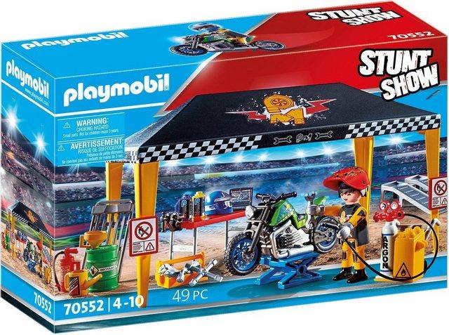 Playmobil® Konstruktions-Spielset »Werkstattzelt (70552), Stuntshow«
