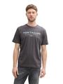 T-Shirt aus Baumwolle mit Logo-Print XXL Regular Fit - Tarmac Grey