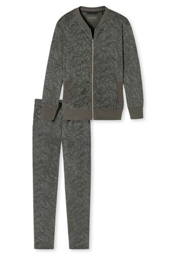 Lounge Anzug 42 - Oliv