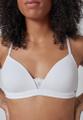 Skiny Damen Triangel gepaddet CottonLace Essentials Weiß 70 B