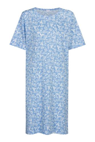 Nachthemd kurzarm Blau 42