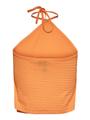 PCKUPA CROPPED TOP M Enger Schnitt - Papaya