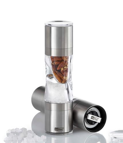 AdHoc Gewürzmühle »Duospice Mini Edelstahl 15 cm«
