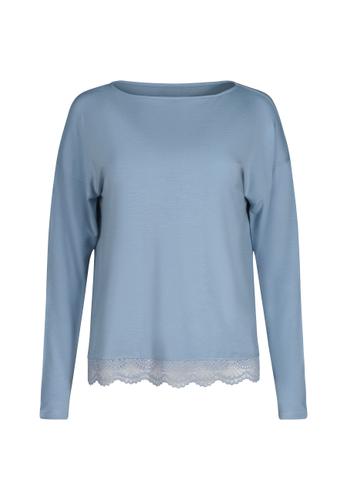 SKINY Damen Shirt kz. A. Night In Mix &amp; Match 38 - Faded Denimblue
