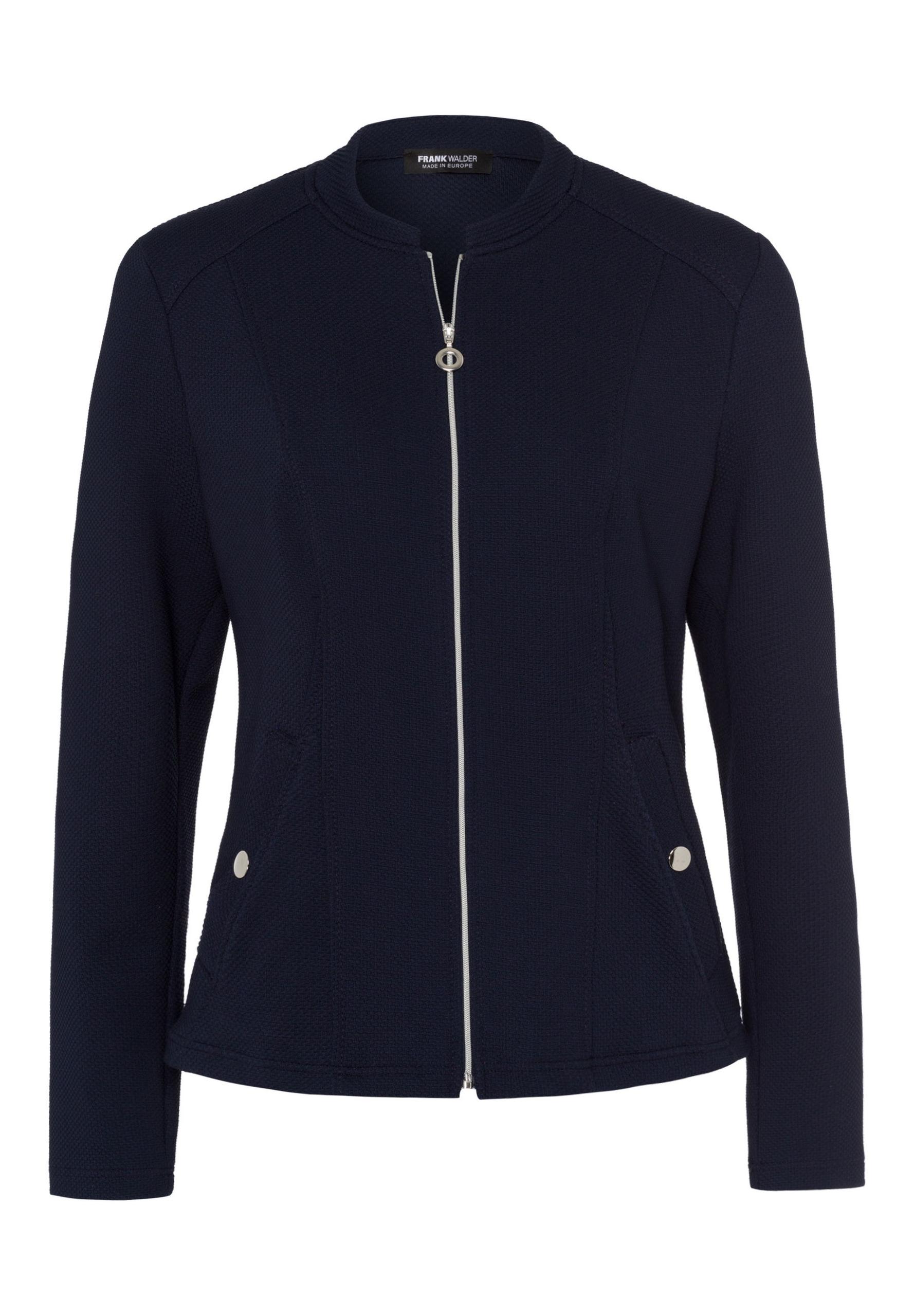Jersey-Jacke - Dunkelblau / 42