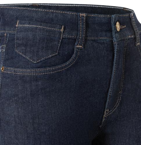 MAC JEANS - LAURA, Authentic Stretch Denim 38/28 Flared Fit - Blau