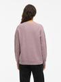 VILASSIA O-NECK L/S CABEL KNIT TOP -NOOS L Normal geschnitten - Toadstool