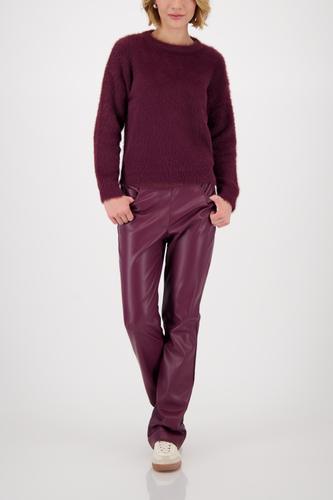 Weicher Langarm-Pullover 42 - Bordeaux