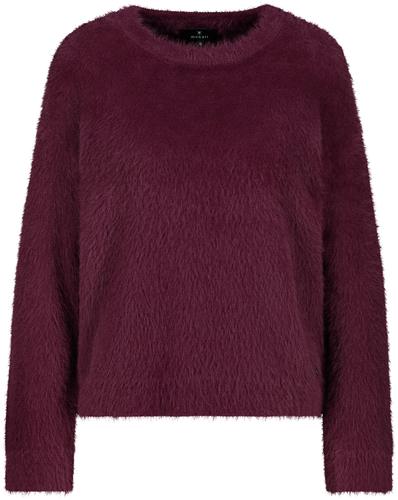 Weicher Langarm-Pullover 42 - Bordeaux