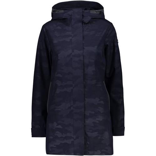 CMP Damen LONG JACKET FIX HOOD 40 in Schwarz