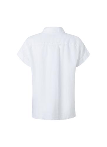 Bluse o. Arm Relaxed Fit - Pure White