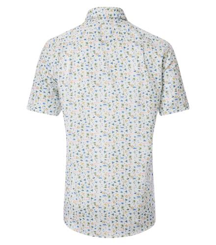 Freizeithemd Kurzarm XXL Comfort Fit - Blau