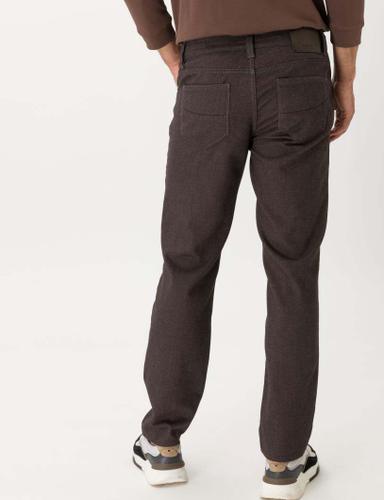 Style Cadiz 33/30 Five-Pocket-Hose, Herrenhose, Gesäßtaschen mit Stitching, Einschubtaschen vorn, Zusätzliche Coinpocket, Reißverschluss, Straight Fit, Gerader Beinverlauf, Normale Fußweite, Normale Leibhöhe - Dunkelbraun