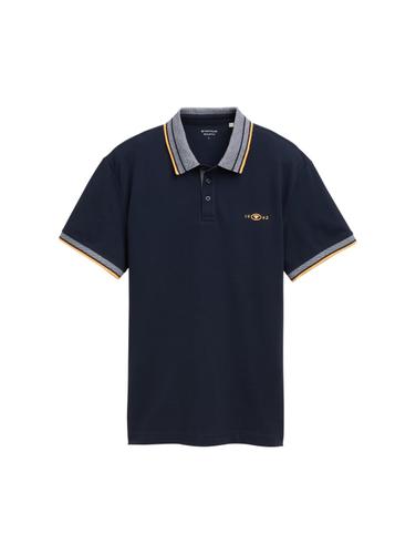 Piqué Poloshirt mit Stretch L Regular Fit - Sky Captain Blue