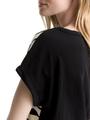 T-Shirt mit Muster M Regular Fit - Deep Black
