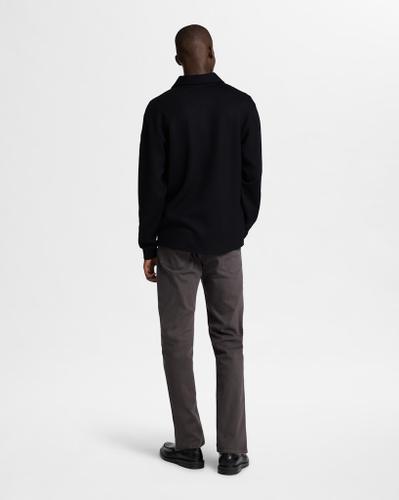 SLHEMANUEL SOFT FULL ZIP SWEAT NOOS Schwarz S