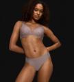 Body Make-Up Illusion Lace Highleg Tai Grau 40