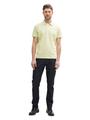 Piqué Poloshirt aus Baumwolle XXL Regular Fit - Lime Cream Green