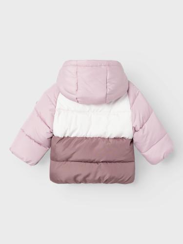 NBNMAPLE JACKET BLOCK 68 - Mauve Shadows