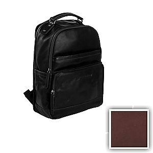 The Chesterfield Brand Rucksack Austin 14" Cow Wax Pull Up Collection Braun