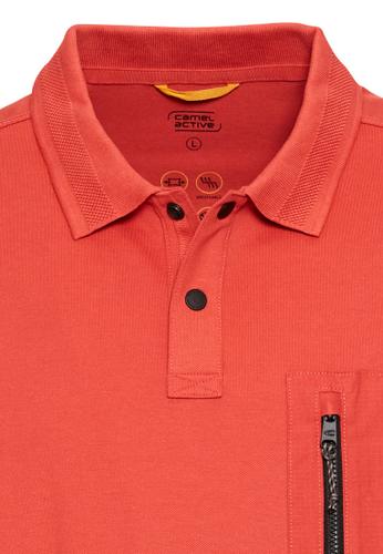 Kurzarm Poloshirt mit Cooling Effekt 5XL Regular Fit - Sunfaded Red