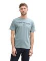 T-Shirt aus Baumwolle mit Logo-Print XL Regular Fit - Grey Mint