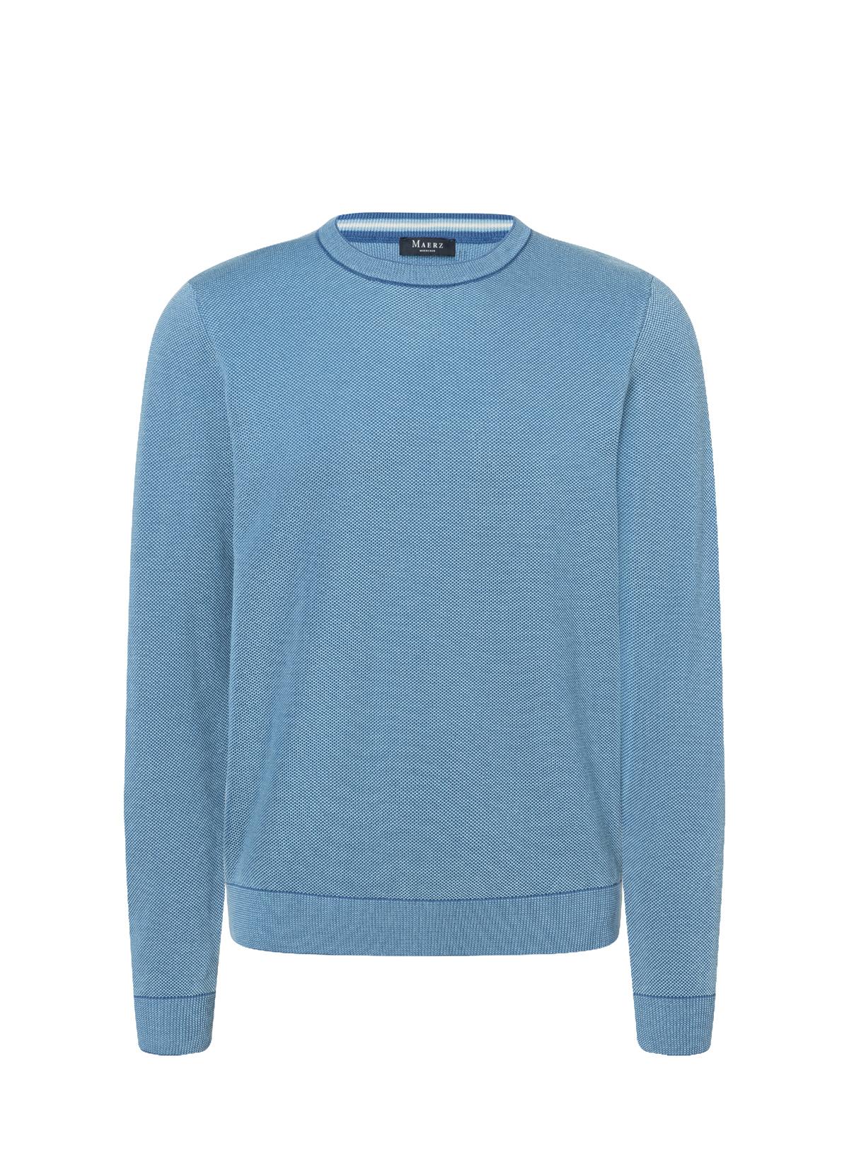 Pullover Rundhals 1/1 Arm Regular Fit - Shades Of Blue