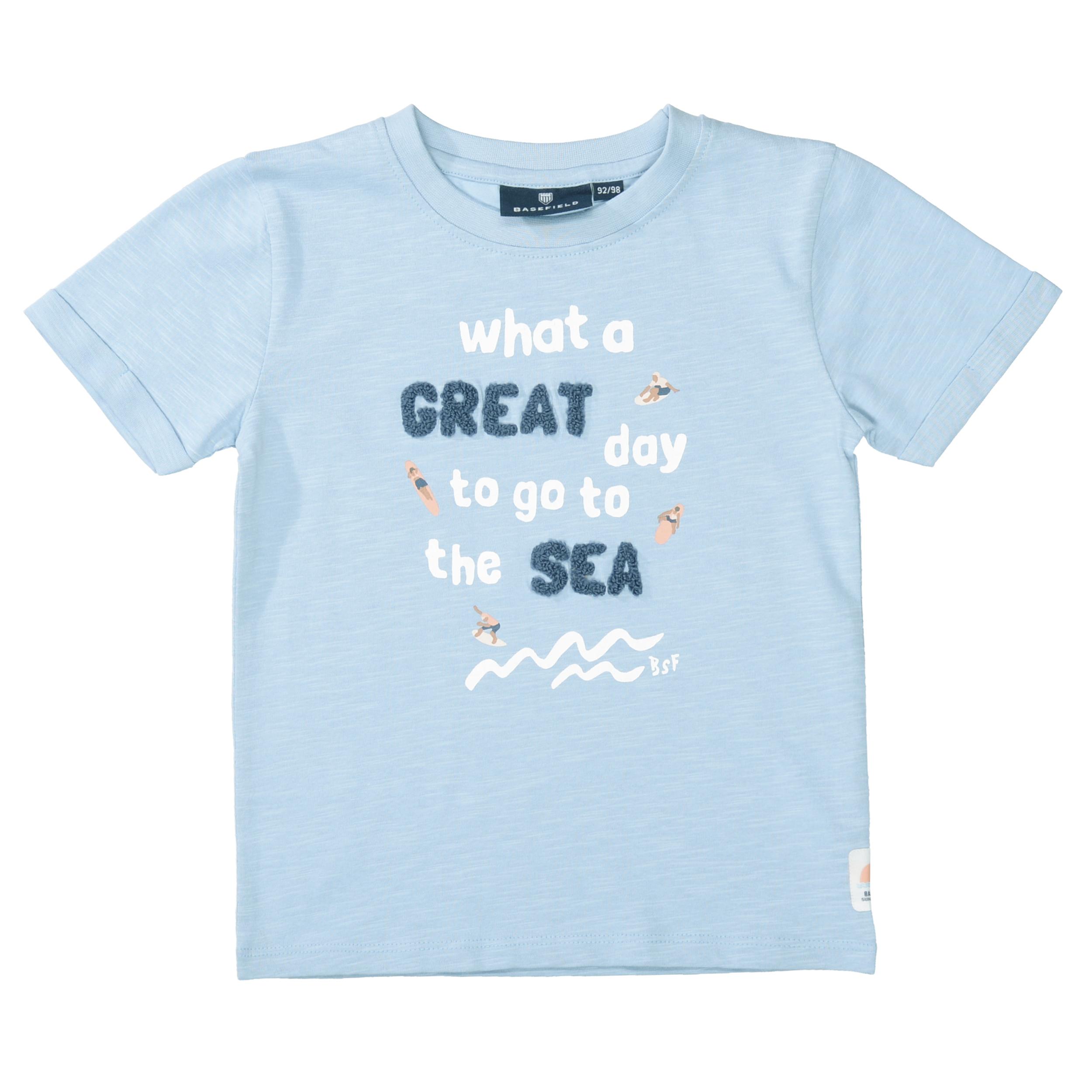 Kn.-T-Shirt 104/110 - Cloud Blue