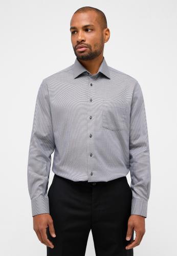 Hemd Twill super langer Arm (72 cm) 46/Langarm - 65cm MODERN FIT - Grau