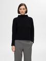 SLFSELMA SUS LS KNIT PULLOVER NOOS XS Locker geschnitten - Black