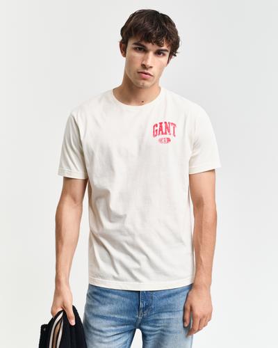 GANT 49 Arch Graphic T-Shirt M - Cream