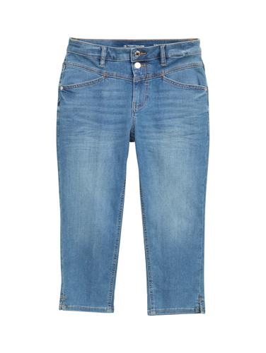 TTKATE SLIM CAPRI Jeans 34 Slim Fit - Light Stone Wash Denim