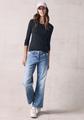 Shirt mit Rundhals - Blau / XL