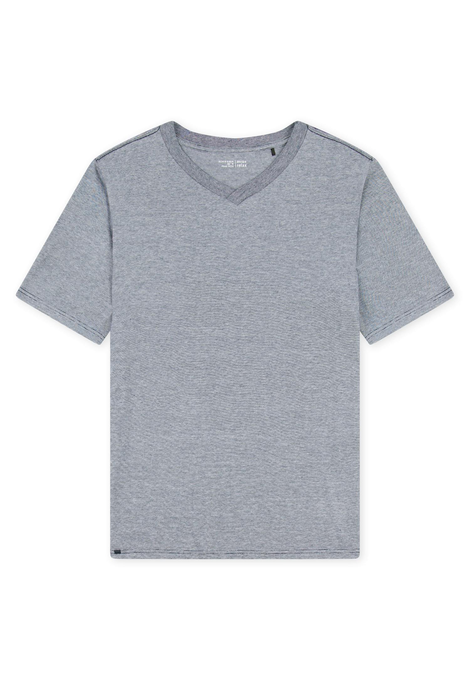 T-Shirt V-Ausschnitt 50 - Nachtblau