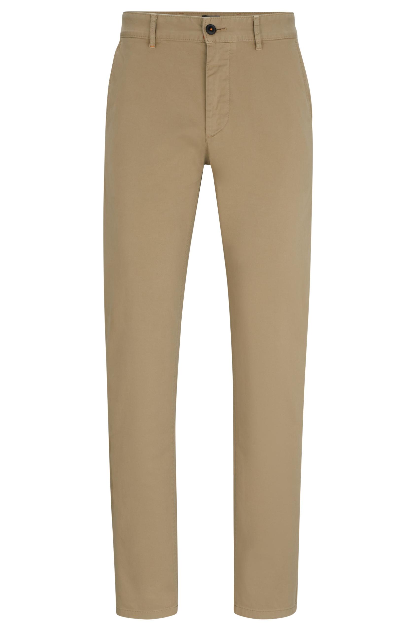 Chino_slim 33 30 slim fit - Light Brown