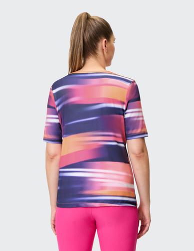 DOMINIQUE T-Shirt 48 - Fuchsia Red Print