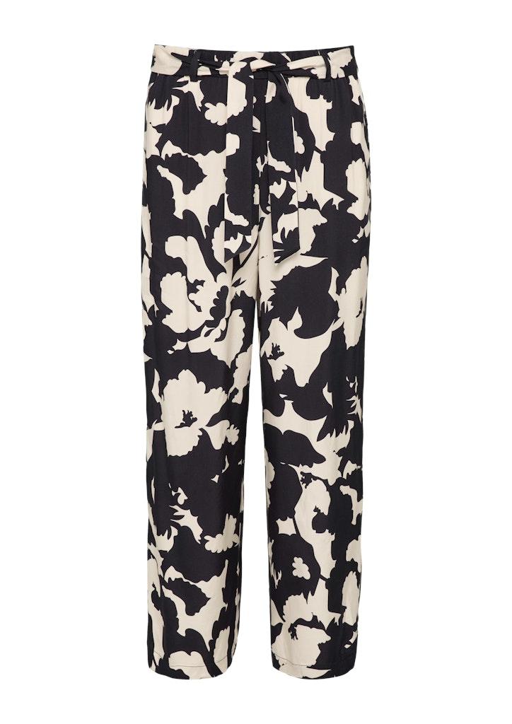 Hose Blau, Beige 46
