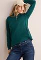 T-Shirt mit Troyer-Kragen XXL - Petrol Green